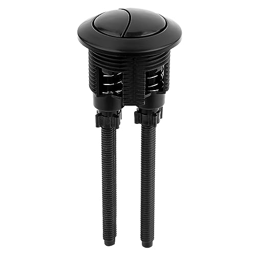Ultra Toilet Push Button Flush Replacement Dual Flush Cistern Valve, Ideal Replacement Round Flush Button Kit & More for Standard Dual Button Mechanism UK Toilets WC Double Push Down Flusher Button