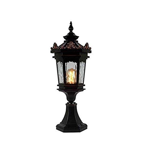 Lampe de tête jardin colonne étanche en aluminium pour mur de villa