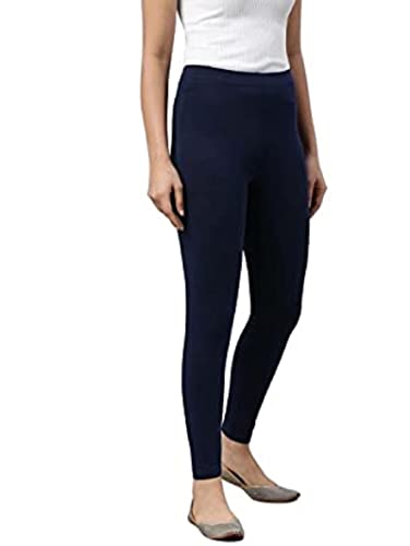 Image of Ultra Soft Cotton Slim fit Solid Color Attractive Casul wear Leggings for Womens - Pack of 2 pcs