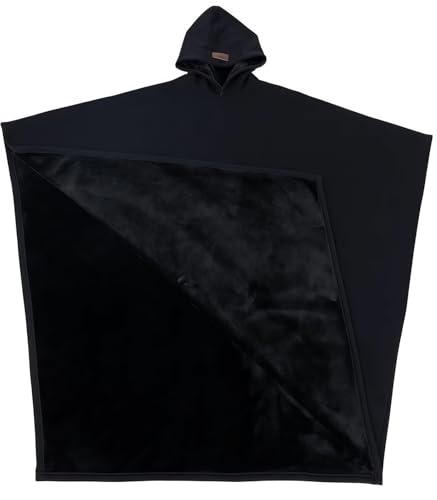 Arcane Hoodie Blanket Cloak Cloak Blanket Loose Blanket Hoodie Clothes For All Body Types Black M