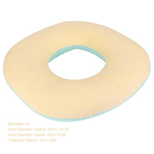 Bedridden Patient Cushion,Mattress Mat Sweat Absorption Cushion Donut Pillow Tailbone Cushion for Elder Bedridden Patient (bed bed plus size)