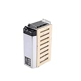 Robust und langlebig: Der Metallteil des Heizungsrohrs ist aus rostfreiem Stahl, rostfrei, korrosionsbeständig, schön und langlebig.