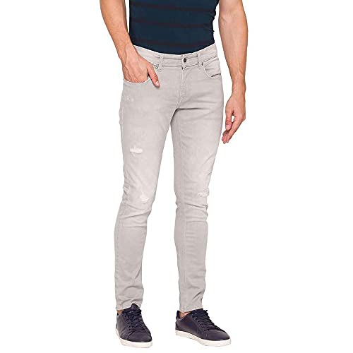 Image of Spykar Dark Tone Cotton Super Skinny Fit Mens Jeans (S211113-FSADWH-P)