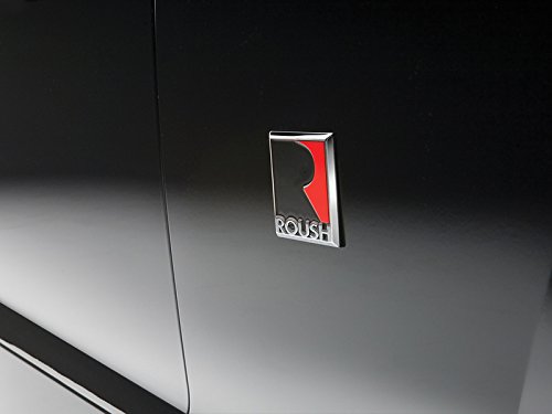 NEW 2X Metal Roush Square R Emblem Logo Body Fender Sticker Badge 05-17 - Foto 13