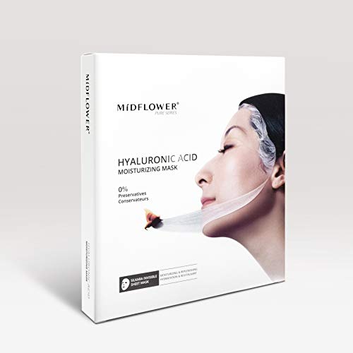 NEW MíDFLOWER 0% Preservatives Hyaluronic Acid Moisturizing Mask (5 pcs) Ultimate Moisturizing and Replenishing