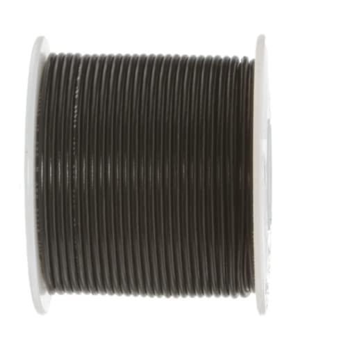 1 Pcs 500 ft Black Solid Hook Up Wire 20 AWG Gauge 300 Volts 0.0320