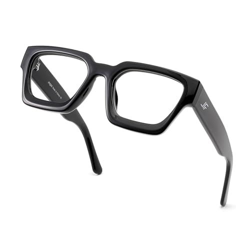 Óculos de Proteção Contra Luz Azul JFXQDR Unissex, Armação Grossa...