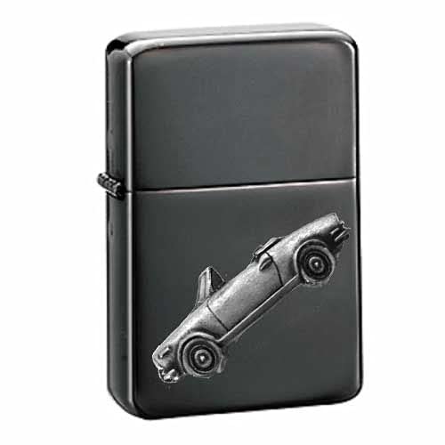 Briquet tempête rechargeable et résistant au vent motif voiture italienne