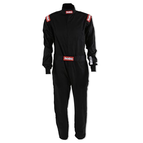 RaceQuip® 130903RQP Chevron-1 Driving Suit - SFI 3.2A/1 - Black - Medium
