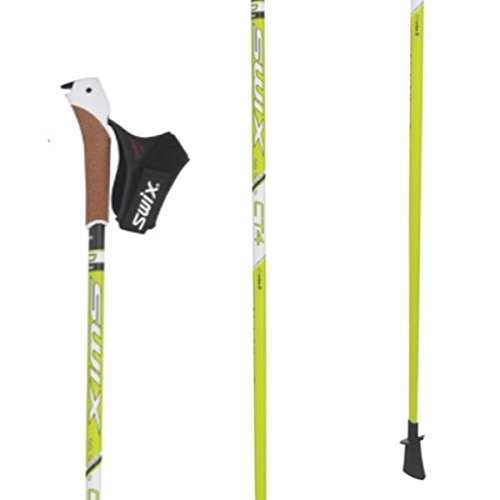 Swix Nordic Walking Stock CT4; Just klick Schlaufe, Just Go Sport Spitze, PU Kork Griff 1 Paar