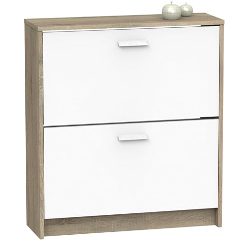 Miroytengo Mueble Zapatero 2 Puertas Tibet