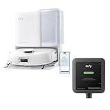 eufy Robot Vacuum E25 White & Floor Cleaning Solution 600ml (Bundle)