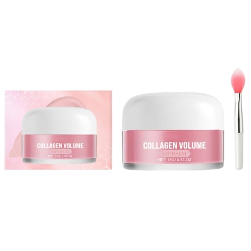 Bálsamo labial Anti agrietamiento, bálsamo de cuidado humectante, mantenimiento de la noche de labios, curación y restauraciones, hidratación duradera, 15 g, para el cuidado de la salud de la belleza
