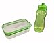 Set Lunchbox mit Trinkflasche für Mittagessen mit Trinkflasche Set für Mittagessen (grün)