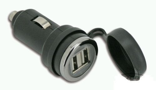 Cargador USB para toma de mechero de moto Harley y Custom
