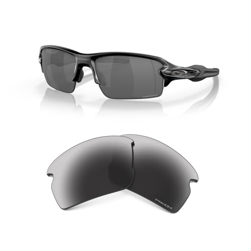 Oakley Authentic Flak 2.0 OO9295 00000959 Prizm Black Iridium Replacement Lenses for Men for Women -Frames Not Included