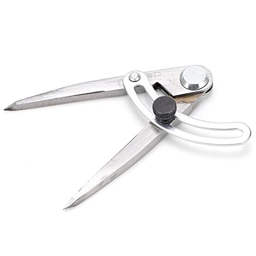 Leather Wing Spacing Stainless Steel Woodworking Taper Measuring Tool 100mm Leather Spacing Stainless Steel Divider