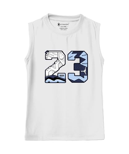 Image of KYDA KIDS 100% Cotton Bio Washed Premium Printed Boys Sleeveless Loose Fit Tshirt - Antibacterial Boys Vest - Pack of 3