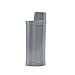 Lucklybestseller Silver and Gray Color Vintage Metal Lighter Case Cover Holder for Mini BIC Lighter J5