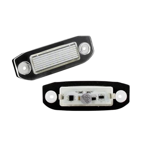 Luces matrícula LED para Volvo S80 XC90 XC60 y V70 kit de 2 piezas de iluminación blanca