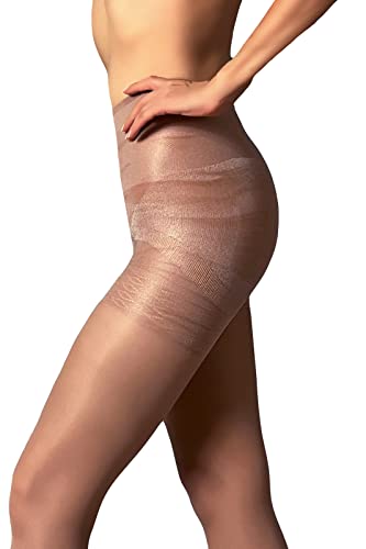 Mila Marutti Shaping Tights for Women | Sheer Slimming Pantyhose | Butt Lifting Nylons Stockings - Made in EU3