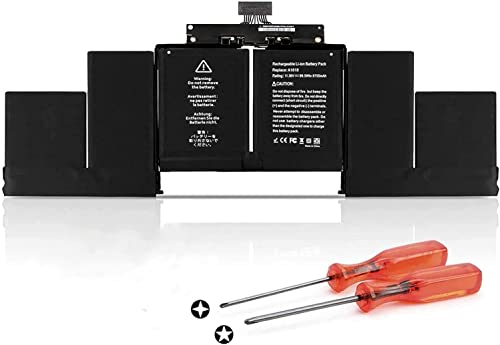 WYGUO 11.36V 99.5Wh A1618 Reemplazo de la batería del portátil para Pro 15 Inch Retina A1398 (Late 2013, Mid 2014, 2015) Compatible with Retina ME293 ME294 MGXA2 MGXC2 MJLQ2 MJLT2 MJLU2