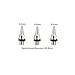 Uouteo 3PCS 0.3mm Airbrush Nozzle and Needles Replacement Parts for Airbrush Spray Gun