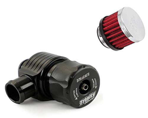 Polaris RZR Turbo/Pro Xp Blow Off Valve Adjustable by Trinity Racing and K&N Filter