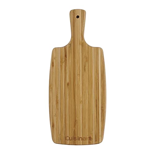 Tabla de cortar rectangular de bambú 14" miniatura 1