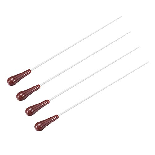 uxcell Music Conductor Baton Orchestra Baton 39cm/15.35inch Length Red Resin Handle Music Conducting