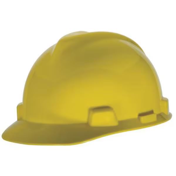 Hard Hat, Polyethylene, 4 Point Pinlock, Type 1, Class E, Yellow, Mfr: 466356-A