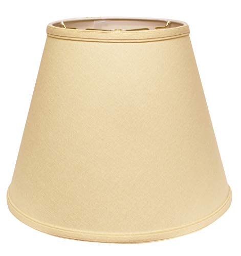 GREAZ Transform Your Space with Beige Slant Deep Hardback Lampshade,