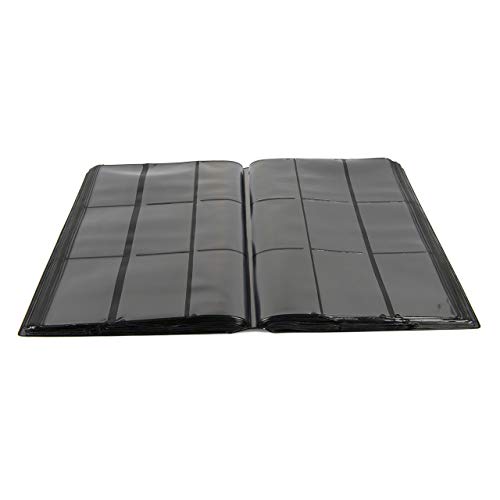 Monster Mega XL 9 Pocket Trading Card Binder- Twice as Thick As Original Monster Album w 40 pages- Easily Holds Over 700 Cards - Matte Black- Compatible with YuGiOh, Pokémon, MTG Magic The Gathering by Monster Protectors - Image 5