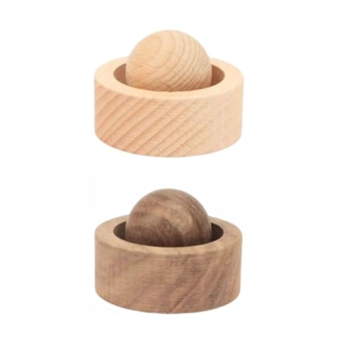 Difusor aromático eléctrico de madera esférico artesanal miniatura 6