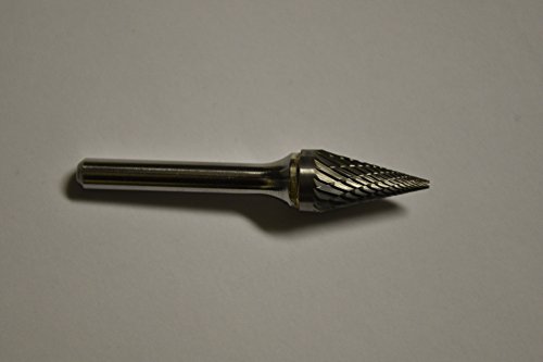 Fresa Carburo Double Cut 1/2" x 7/8" 1/4" Vástago miniatura 2