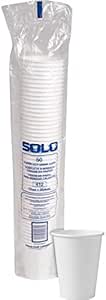 Solo 412WN-2050 12 oz White SSP Paper Hot Cup (Case of 1000)