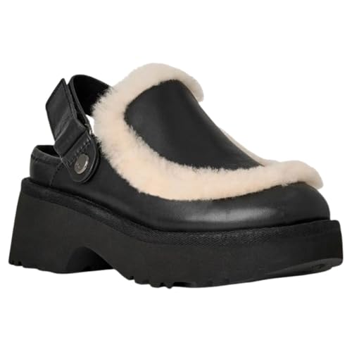 [AO] fB[X GX~[ U[ NbO T_ V[Y 2WAY q[ Xgbv  ߉\ C W Esmee Leather Clog 1171507 BLACK US7(24.0cm) [sAi]