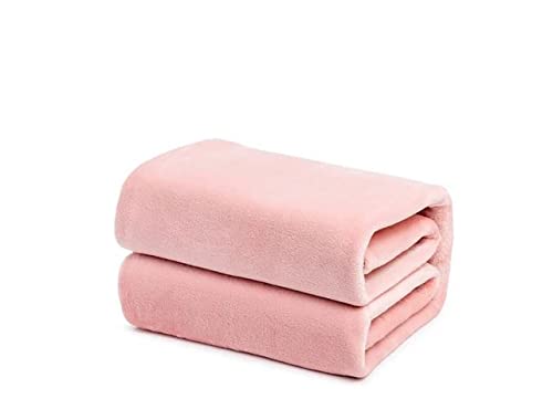 BROOKLYN + JAX Ultraweiche Fleecedecke – Kuschelig Warm In Altrosa Für Kingsize-Bett (225 X 270 Cm)