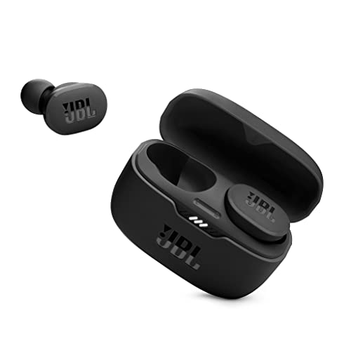JBL TUNE 130NC TWS ワイヤレス インイヤー トゥルー ワイヤレス Bluetooth イヤホン IPX4 内蔵マイク付き 音楽、スポーツ、通話用、最大 40 時間のバッテリー、充電ケース、ブラック