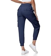 TBMPOY Womens Cargo Joggers Hiking Pants Lightweight Sweatpants Casual Travel Quick Dry Outdoor T...