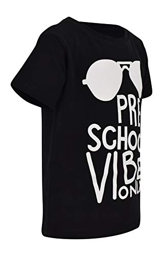 Image of Unique Baby Boys Preschool Vibes Only Back to School T Shirt