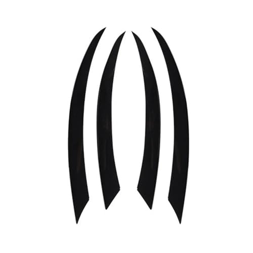 Becquet de pare-chocs avant noir brillant pour Mercedes Classe C W205 de 2015 à 2018