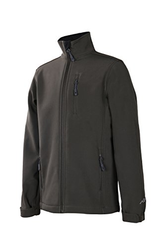 TRAILSIDE SUPPLY CO. Big Boy's Softshell Zip-Front Fleece-Lined Jacket (Olive-20)