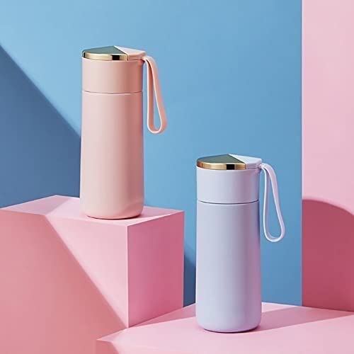 Vakuumisolierte Reise Flaskbaowenhu Mini 180 ml Tragbare Thermosflasche Kinder Isolierte Tasse 304 Edelstahl Tumbler Reisekaffeetasse (Color : C) (Color : B)