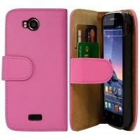 Seluxion - Housse Coque Etui Portefeuille Fonction Support Couleur Rose Fushia pour Wiko Cink Peax / Peax2