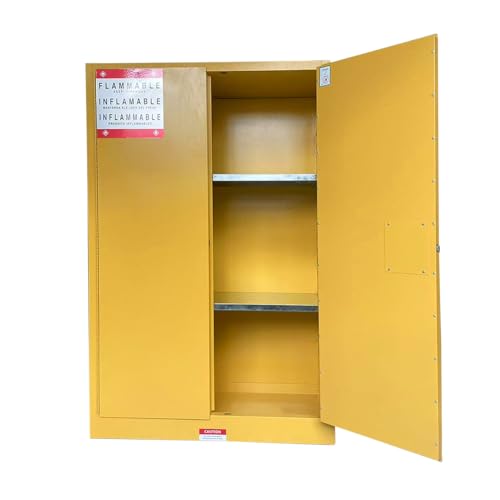Steel Flammable Liquid Cabinet with Adjustable Shelves