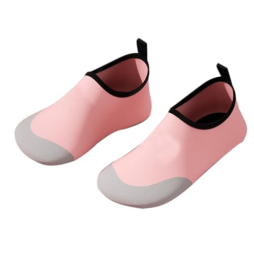 Zapatillas de agua para mujer y hombre, calcetines para natación, playa, yoga, viajes, camping, kayak, barco, antideslizantes, para adultos, jóvenes, mujeres, color negro, Pink, 39.5 EU