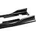 IKON MOTORSPORTS, Side Skirts Compatible with 2014-2020 Lexus IS200t IS250 IS300 IS350 Sedan 4-Door, AR Style PP Matte Black Side Extensions Line Protector