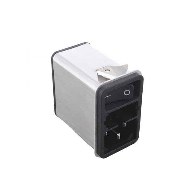 3-107-468, Power Entry Module with Filter, 8A, Snap-in, DD12 Series