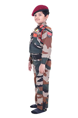 Image of Raj Costume Boys Superhero Costume Set with Mask | Blue Red Full Sleeve T-Shirt & Track Pants | Kids Fancy Dress for Birthday Party, School Function | Stretchable Comfortable | 6-7 Years